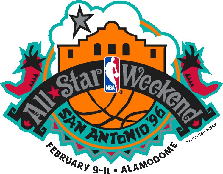 NBA All-Star Game 1996 Primary Logo DIY iron on transfer (heat transfer) NBA All-Star Game 1996 Primary Logo DIY iron on transfer (heat transfer)